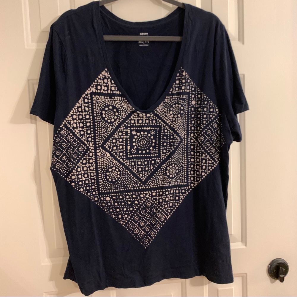 Navy Graphic Tee